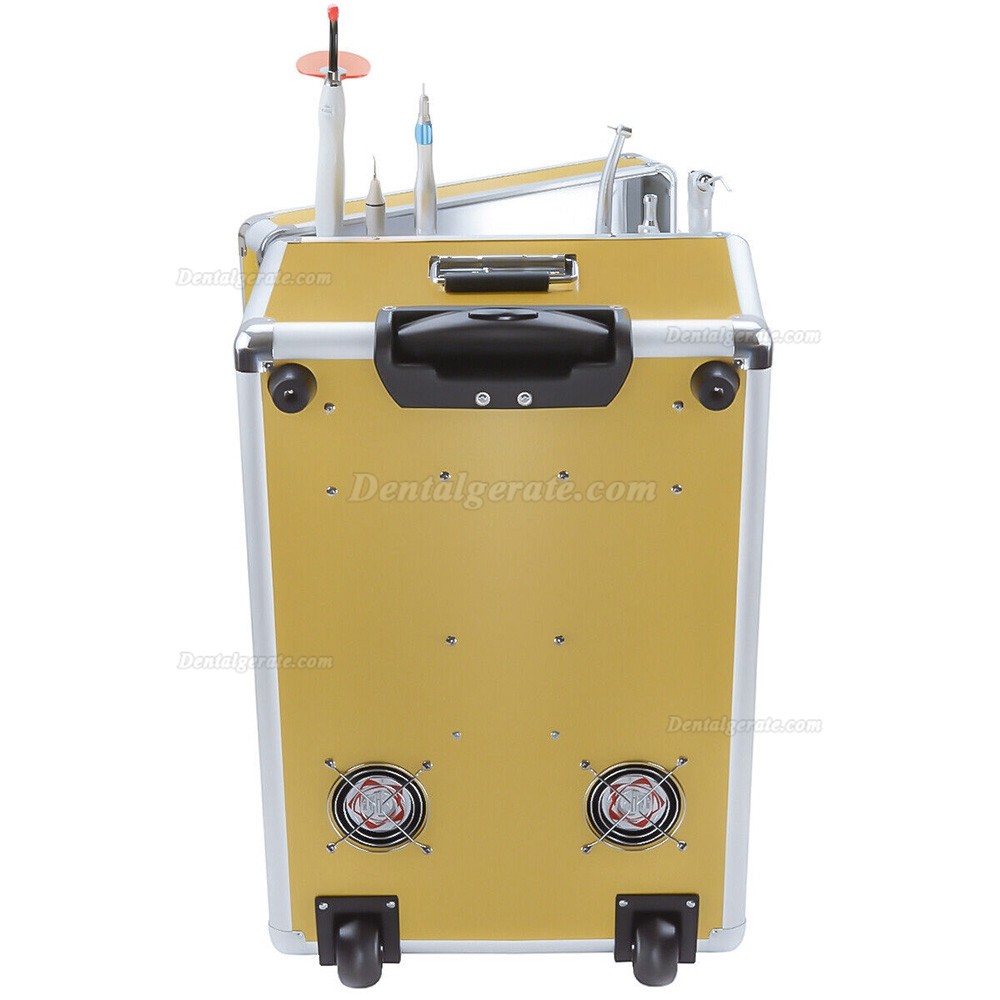 Mobile Dentaleinheit XS-341 (Selbst&auml;ndiger Kompressor + Ultraschallscaler + Aush&auml;rtungslicht)